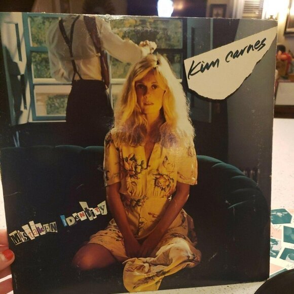 Kim Carnes Mistaken Identity LP Vinyl Record Album BETTE DAVIS EYES - Picture 2 of 6